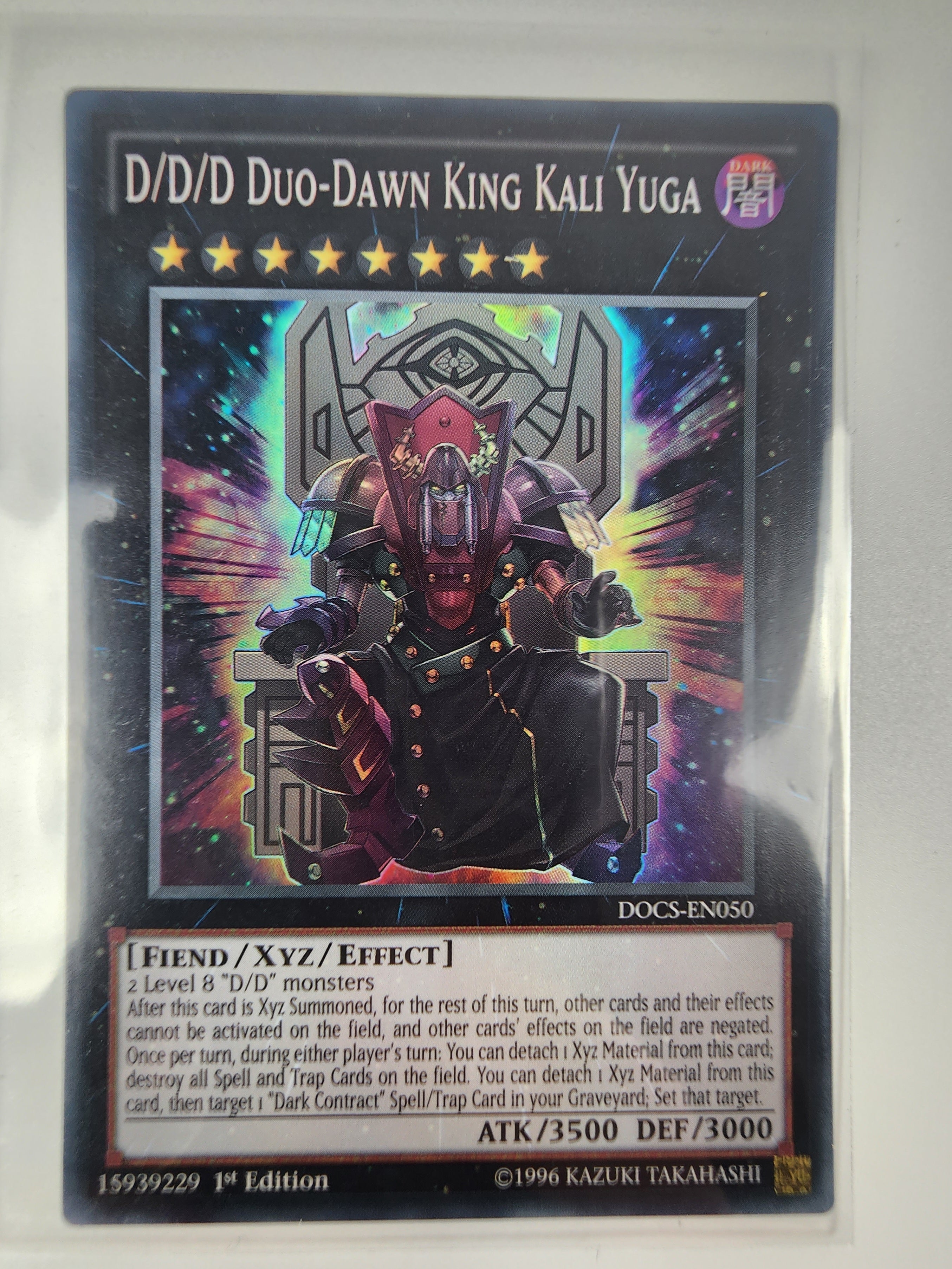 D/D/D Duo-Dawn King Kali Yuga DOCS-EN050 Yugioh Card