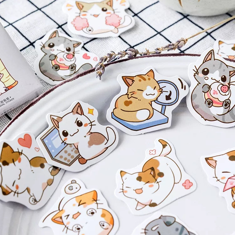 45 Cute Cat Stickers The Plush Kingdom
