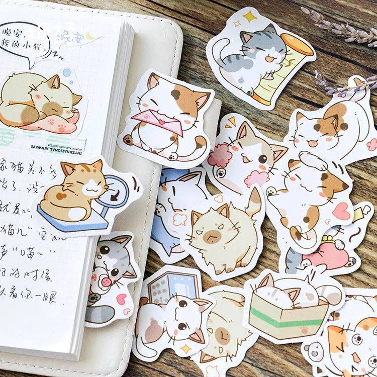 45 Cute Cat Stickers The Plush Kingdom
