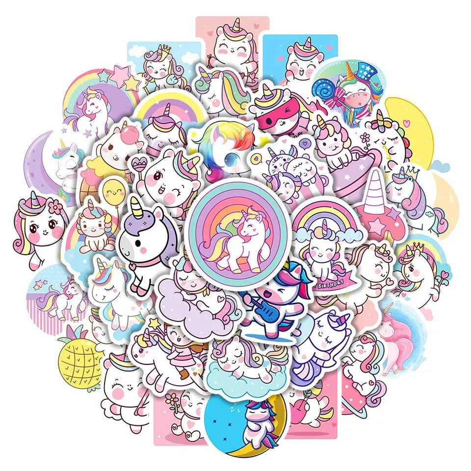 50 Cute Unicorn Stickers The Plush Kingdom