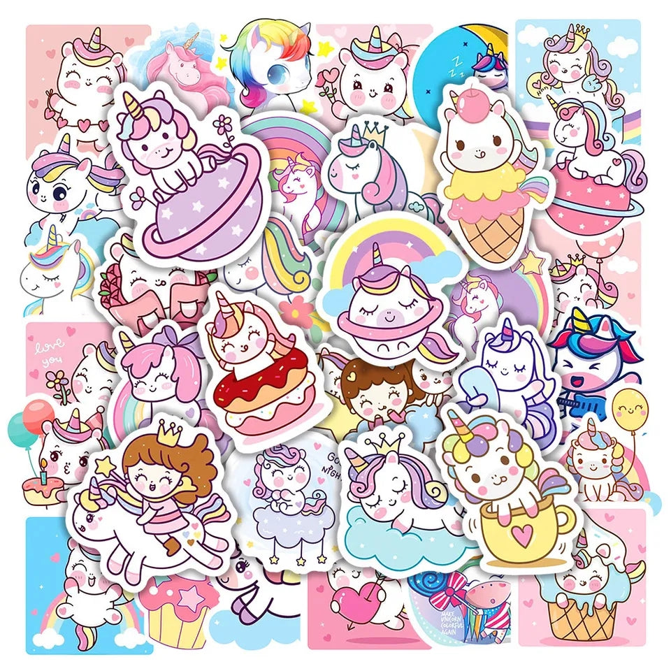 50 Cute Unicorn Stickers The Plush Kingdom