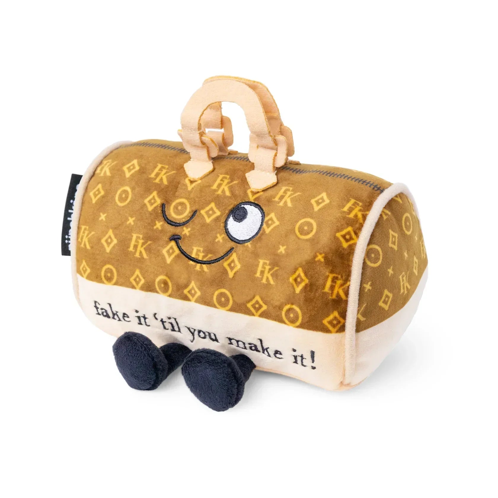 "Fake It Til You Make It" Plush Handbag The Plush Kingdom