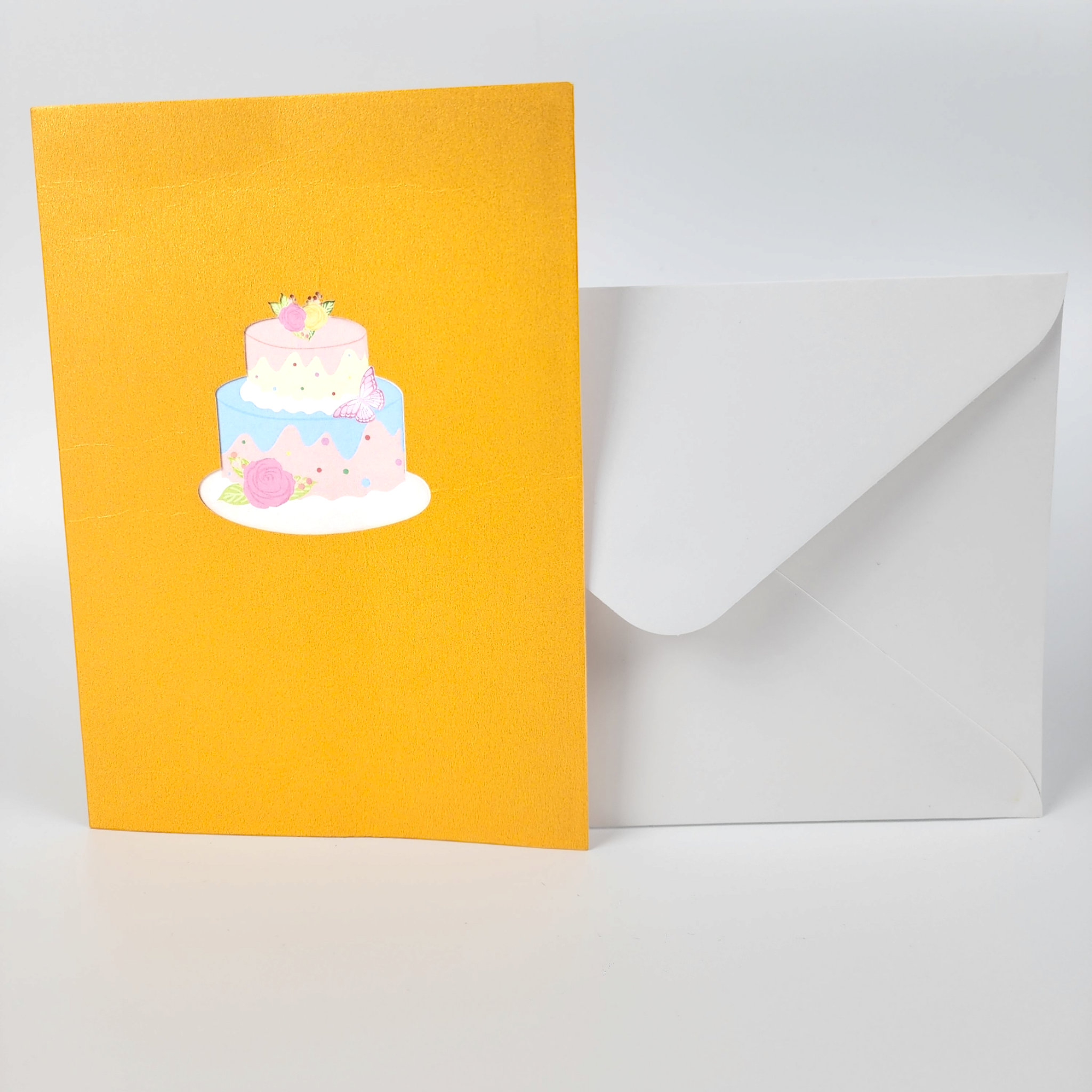 Happy Birthday Cake 3d Pop Up Greeting Card The Plush Kingdom