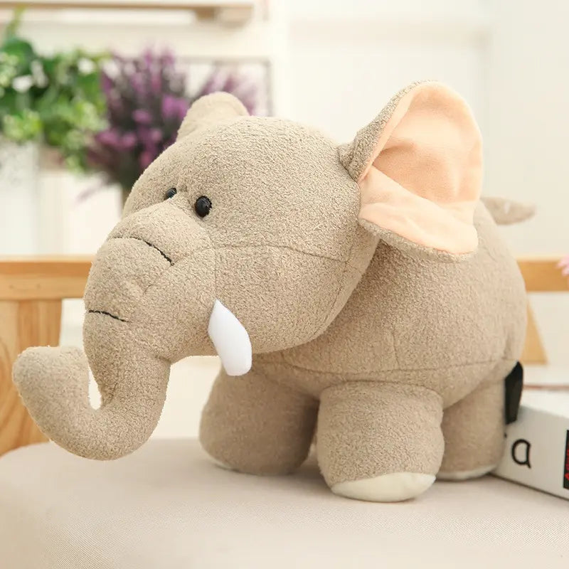 Hippo and Elephant Plush Toy The Plush Kingdom