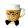 “I Love Coffee A-Latte” Plush Coffee The Plush Kingdom