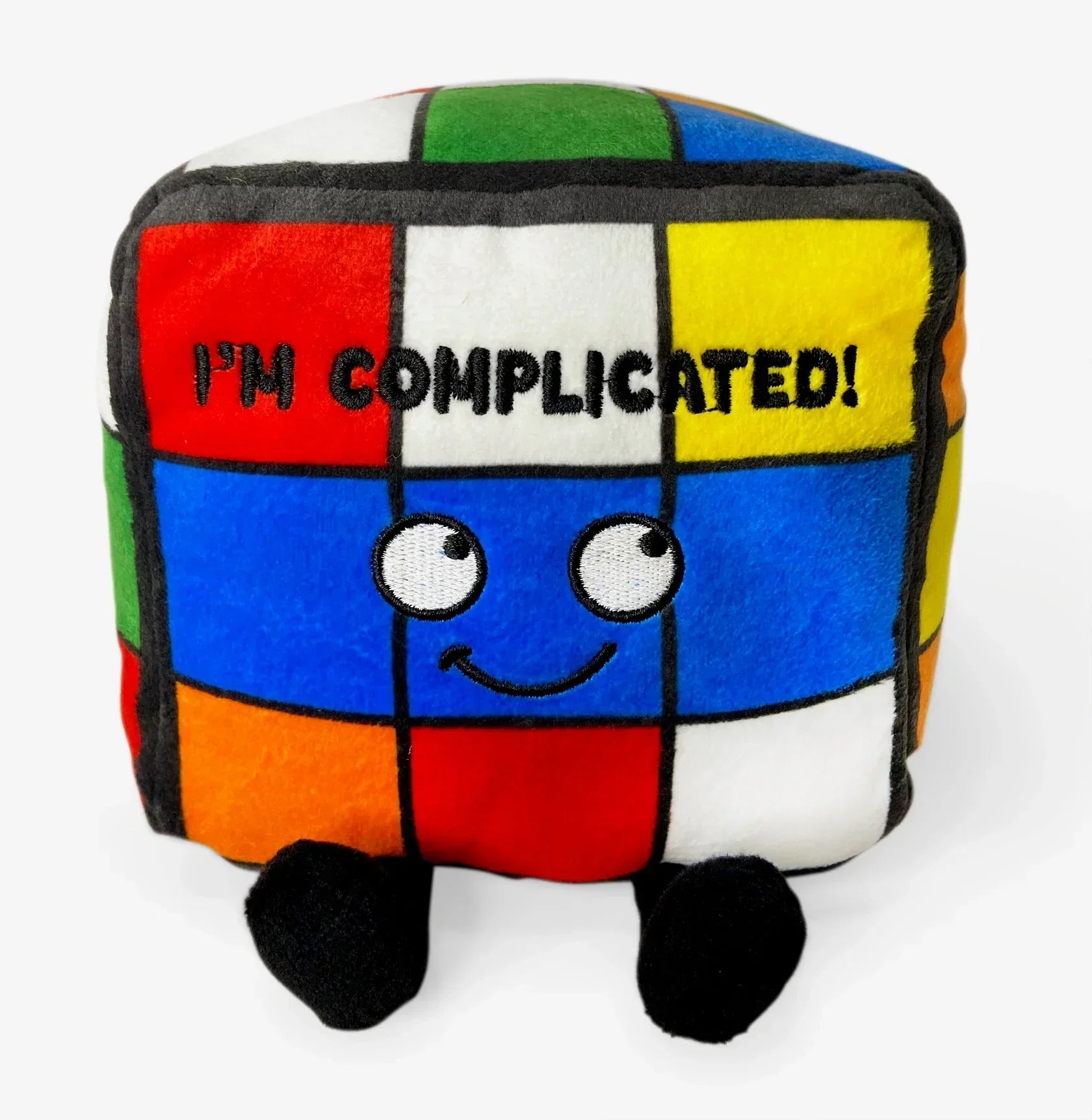 "I'm Complicated" Plush Puzzle Cube The Plush Kingdom