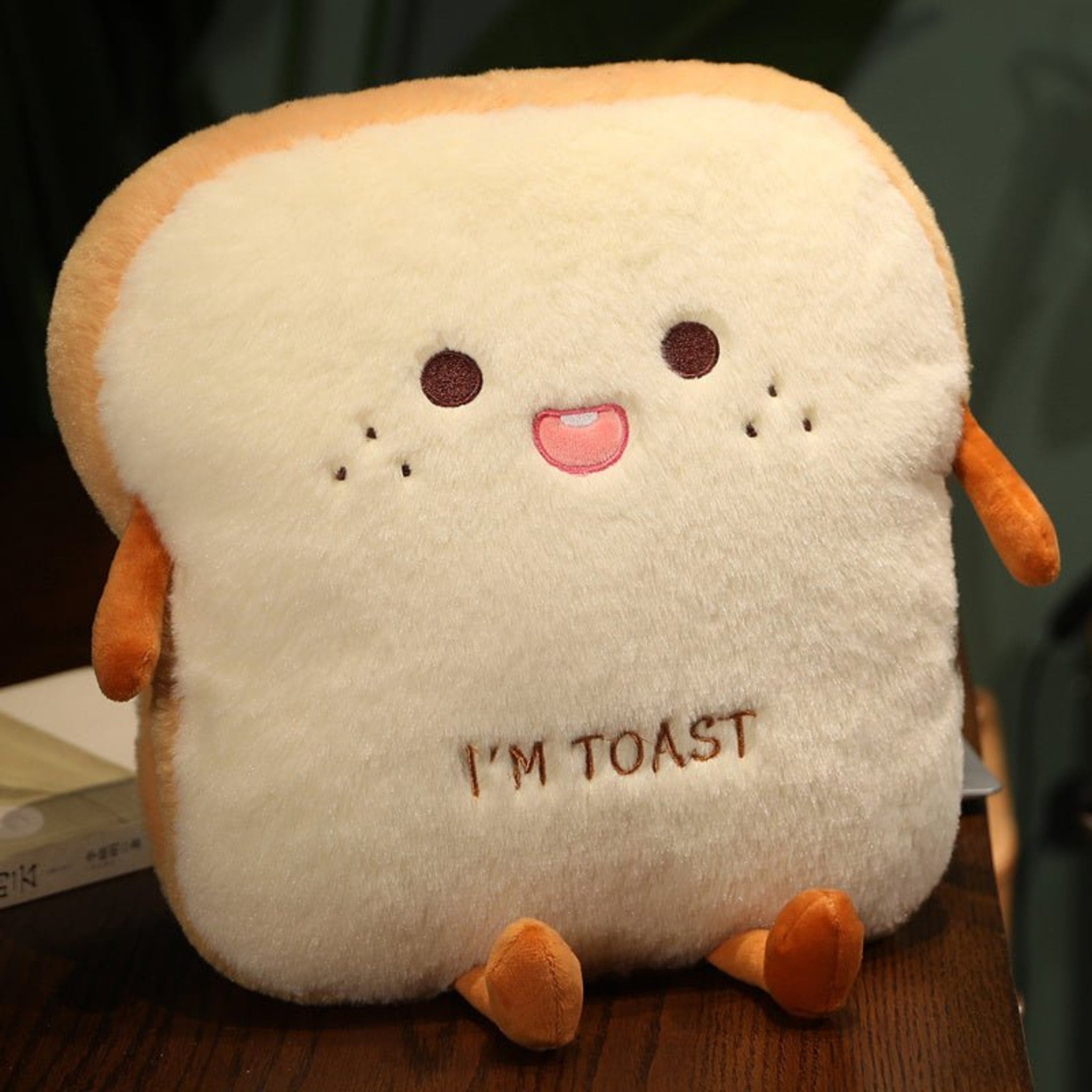 "I'm Toast" Sandwich Handwarmer Plush Toy The Plush Kingdom