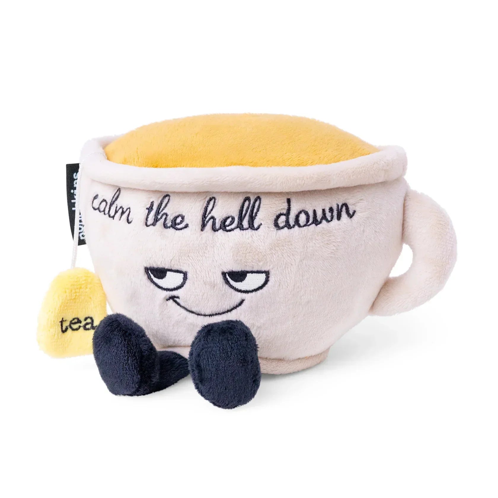 [PRE-ORDER] "Calm The Hell Down" Plush Teacup The Plush Kingdom