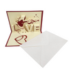 Elegant love 3d pop up greeting card