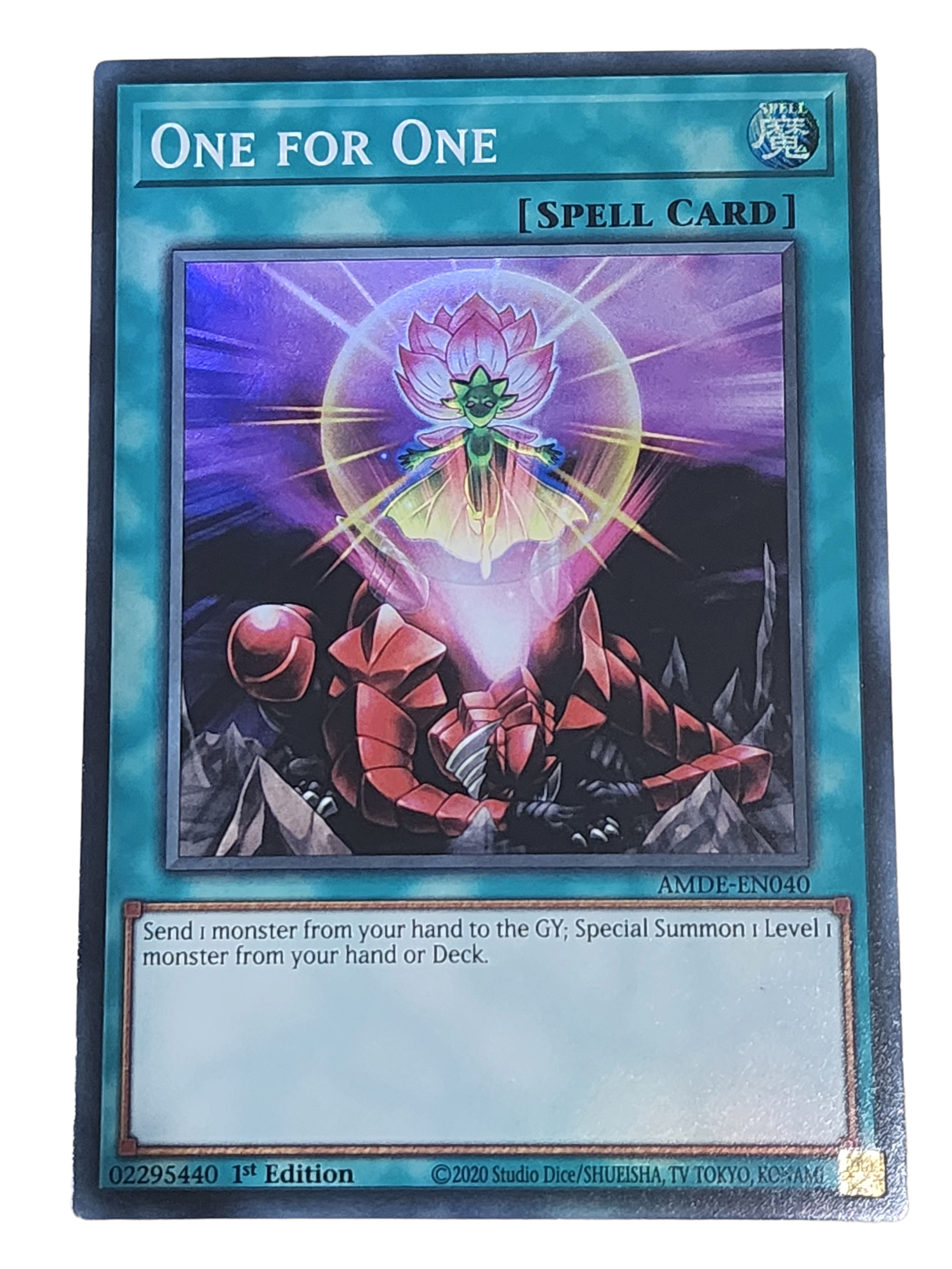 One for One AMDE-EN040 Super Rare Yugioh Amazing Defenders