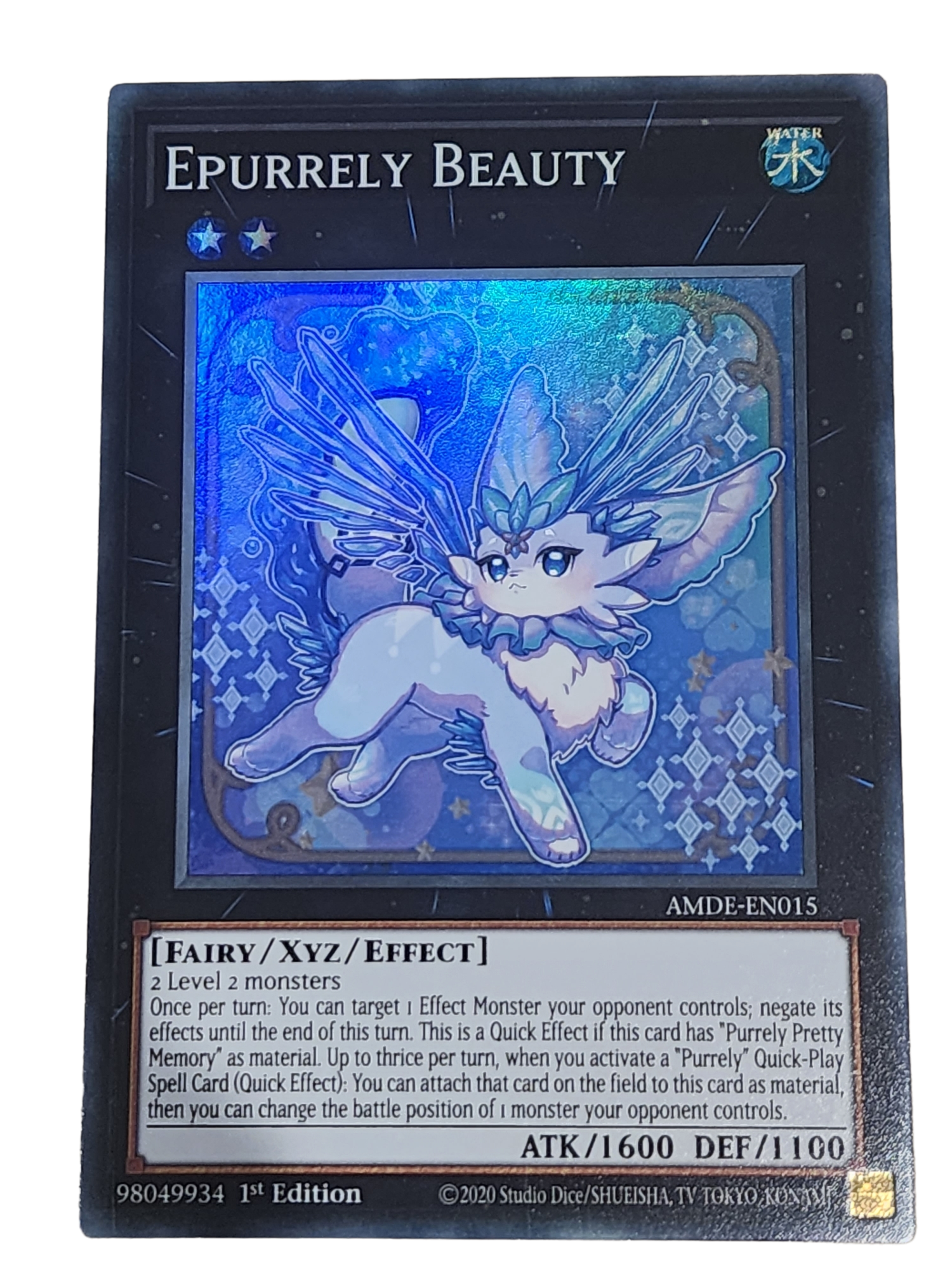 Epurrely Beauty AMDE-EN015 Super Rare Yugioh Amazing Defenders