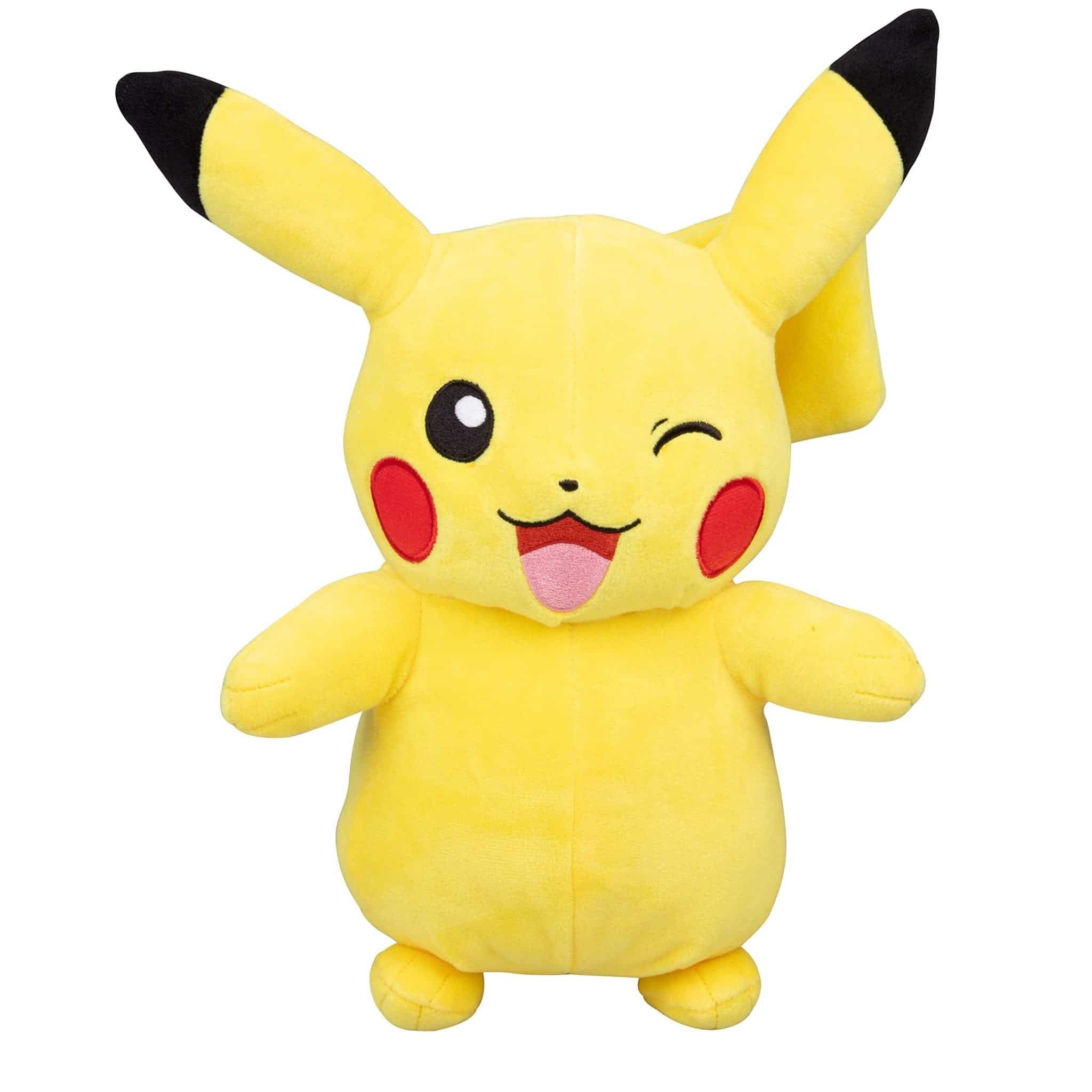 Pokemon 12" Winking Pikachu Plush The Plush Kingdom