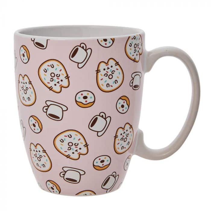 Pusheen Pink Donuts and Coffee Mug The Plush Kingdom