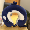 Cute Travel Neck Pillow - Plush Memory Foam, Ergonomic Support, Adorable Design for Comfortable Journeys