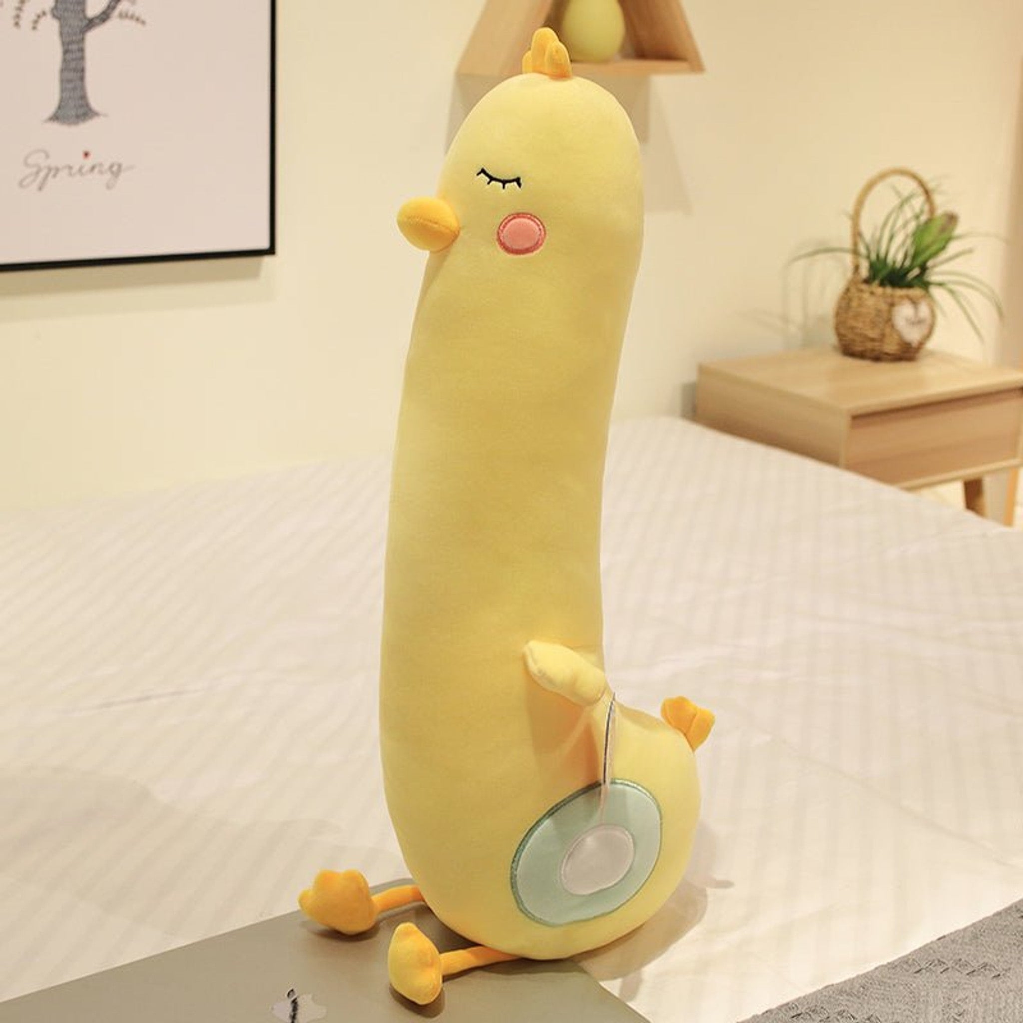 Yellow Chicken Body Pillow