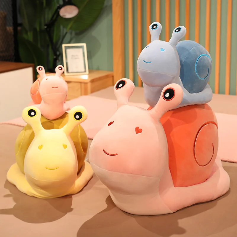 Cute Snail Plushie - Your Adorable and Soft Cuddle Buddy