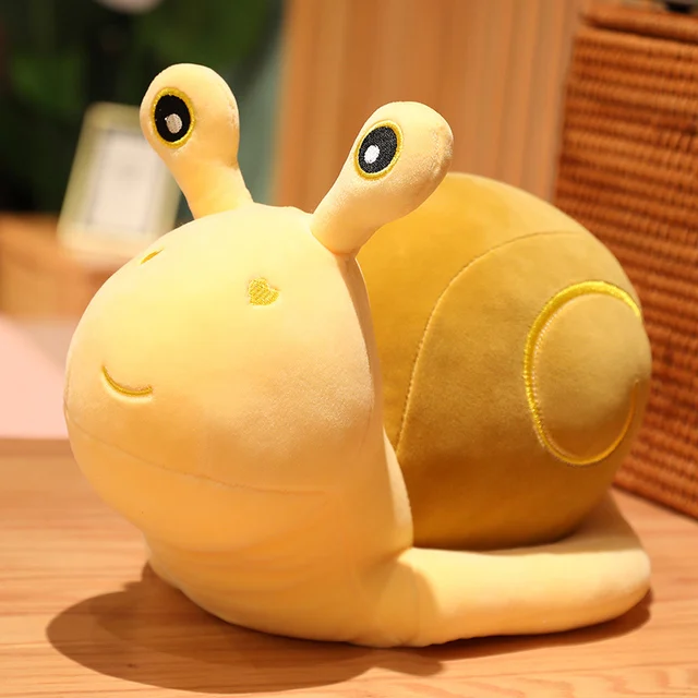 Cute Snail Plushie - Your Adorable and Soft Cuddle Buddy