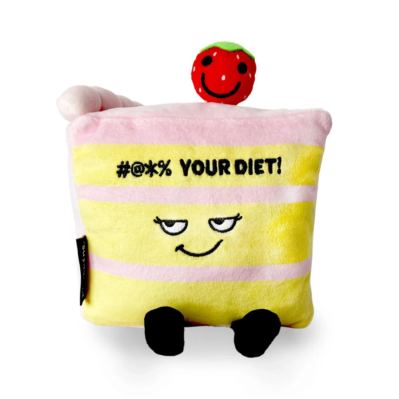 “#@*% your Diet!” Cake Slice The Plush Kingdom